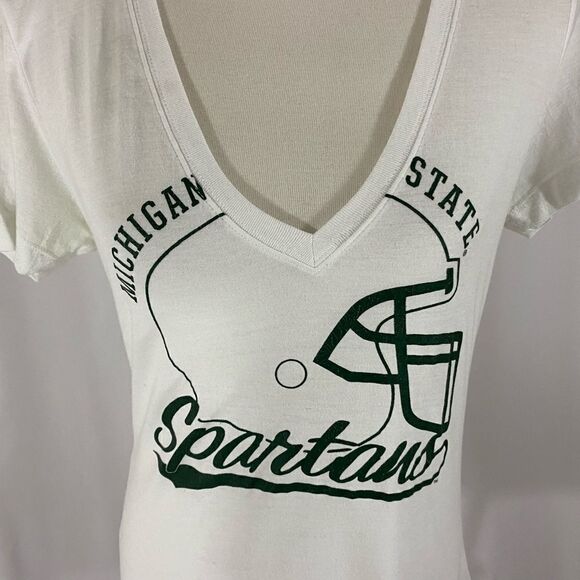 Nike Michigan State V Neck Football Tee - Picture 4 of 6